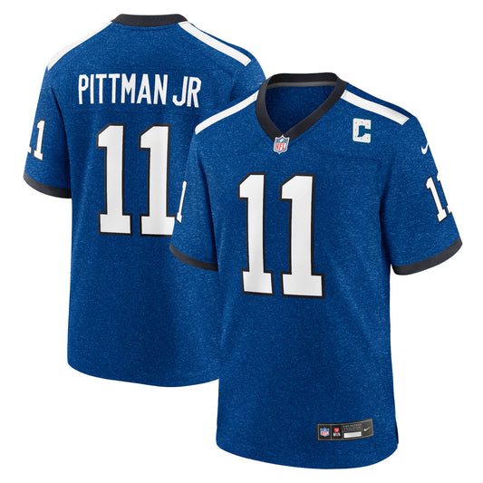 Indiana Nights Indianapolis Colts Michael Pittman Jr. Blue Alternate Game Jersey