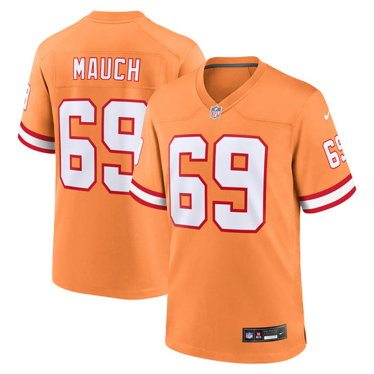 Tampa Bay Buccaneers Cody Mauch Orange Alternate Game Jersey