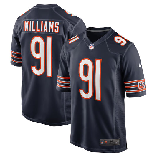 Chicago Bears Chris Williams Navy Game Jersey