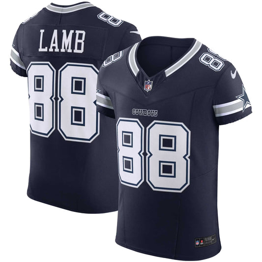 Dallas Cowboys CeeDee Lamb Navy Vapor F.U.S.E. Elite Jersey