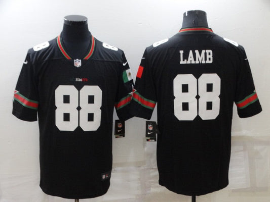 Men's Dallas Cowboys CeeDee Lamb #88 Black Game Player Jersey1