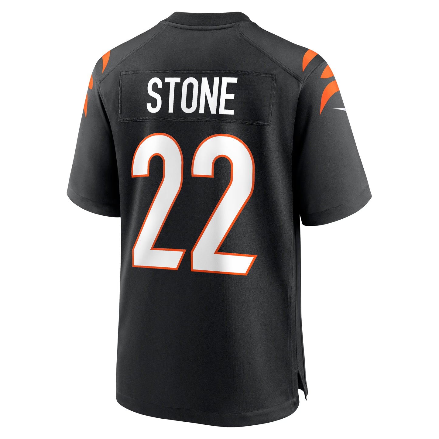 Cincinnati Bengals Geno Stone Black Game Jersey