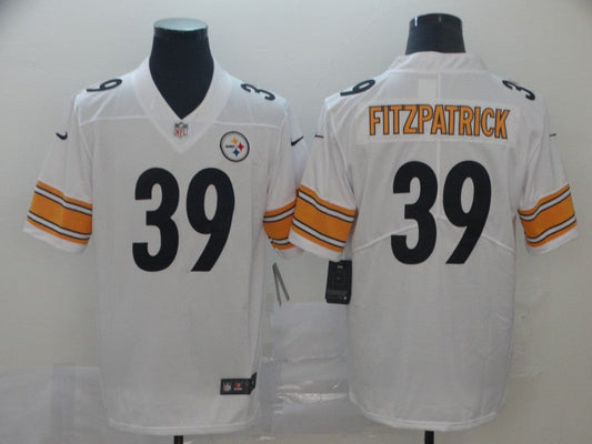 Men's Pittsburgh Steelers Minkah Fitzpatrick #39 White Game Jersey1