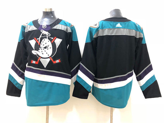 Men's Anaheim Ducks Black Blank Jersey1