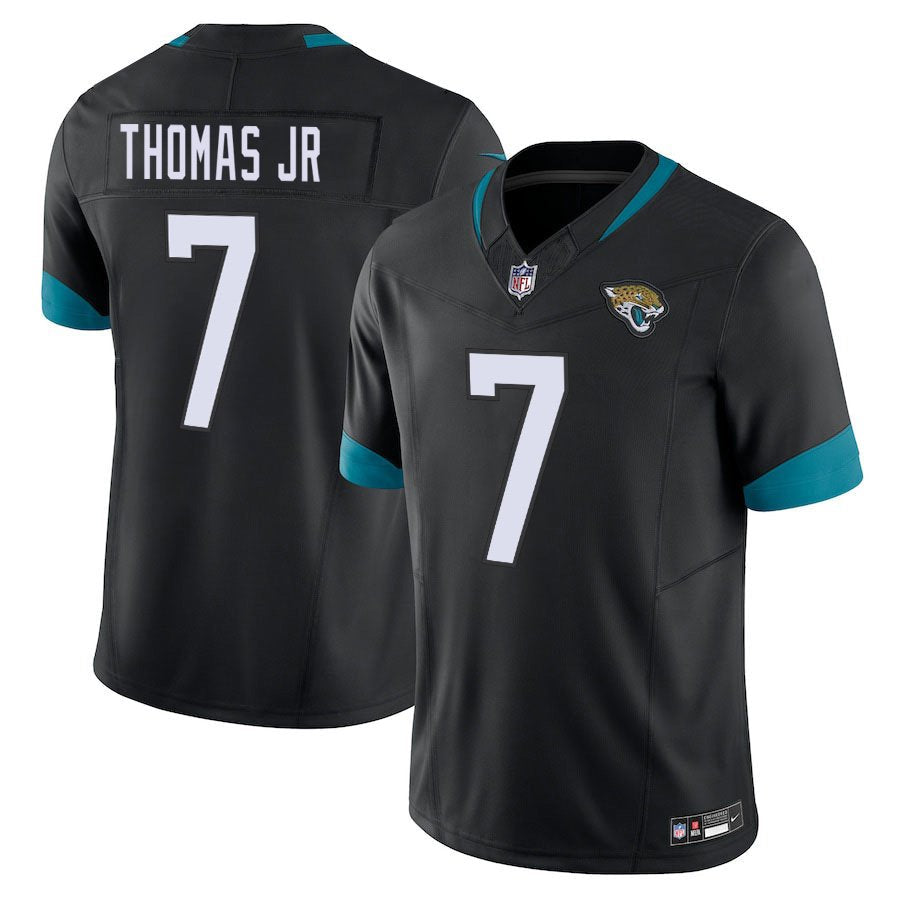 Jacksonville Jaguars #7 Brian Thomas Jr Black Limited Stitched Jersey