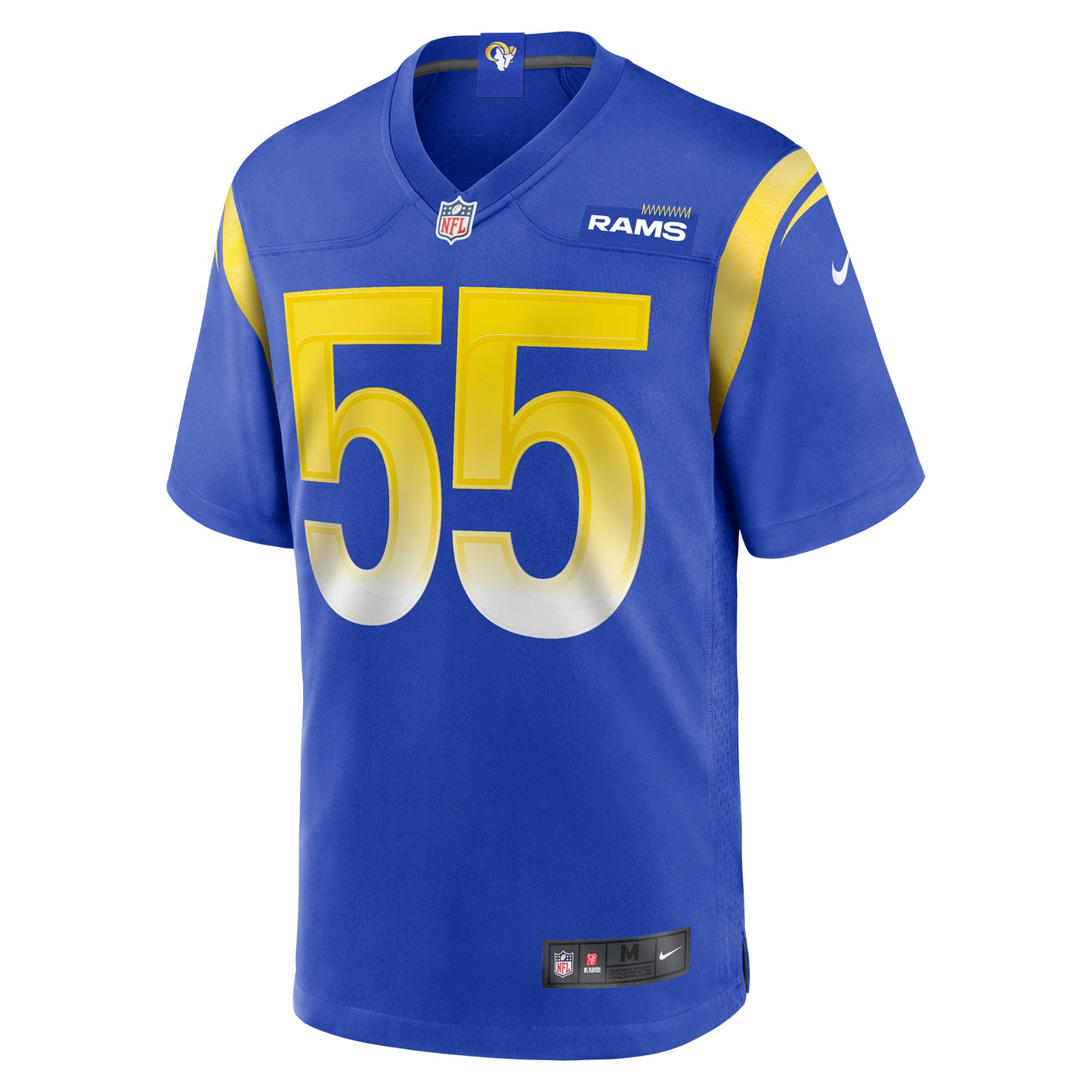 Los Angeles Rams Braden Fiske Royal Team Game Jersey