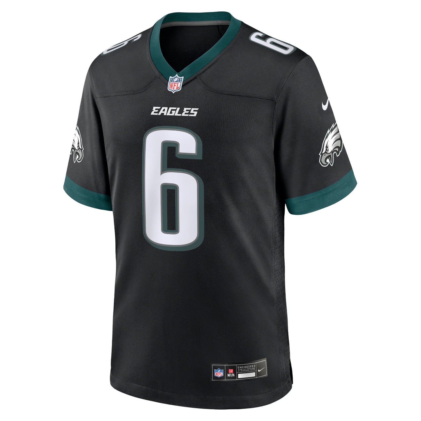 Philadelphia Eagles DeVonta Smith Black Alternate Game Jersey
