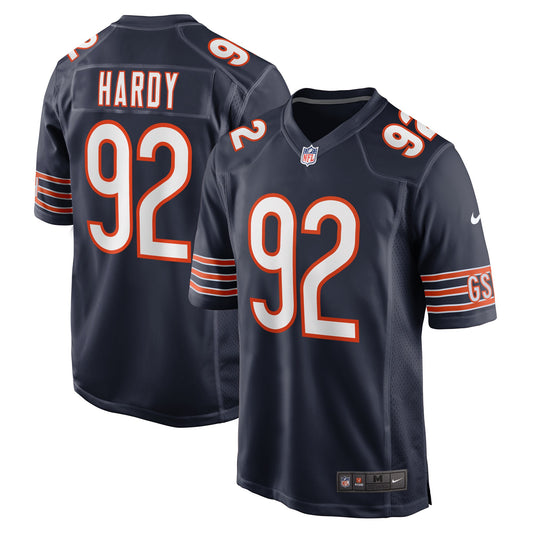 Chicago Bears Daniel Hardy Navy Team Game Jersey