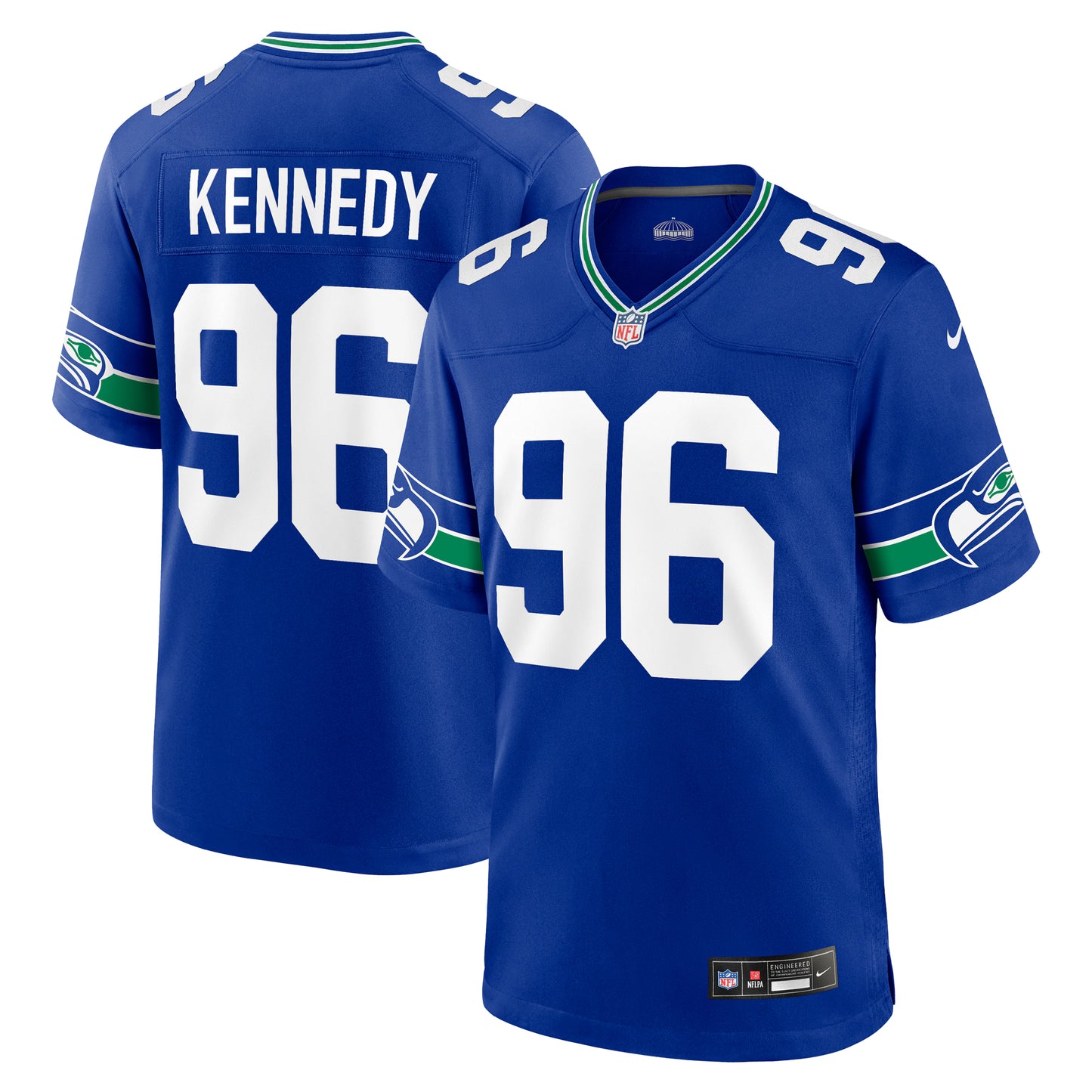 Seattle Seahawks Cortez Kennedy Royal Retired Player Alternate Game Jersey