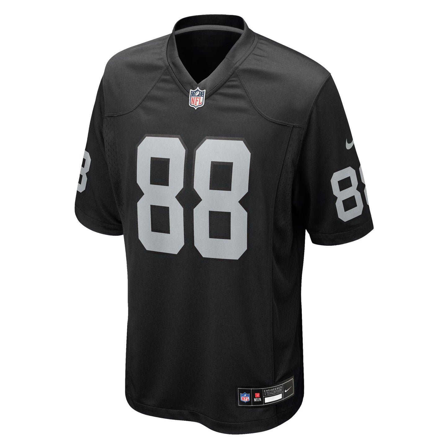Las Vegas Raiders Justin Shorter Black Team Game Jersey
