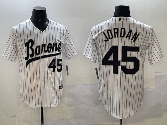 Men's Chicago White Sox Michael Jordan #45 White Limited Player Jersey1
