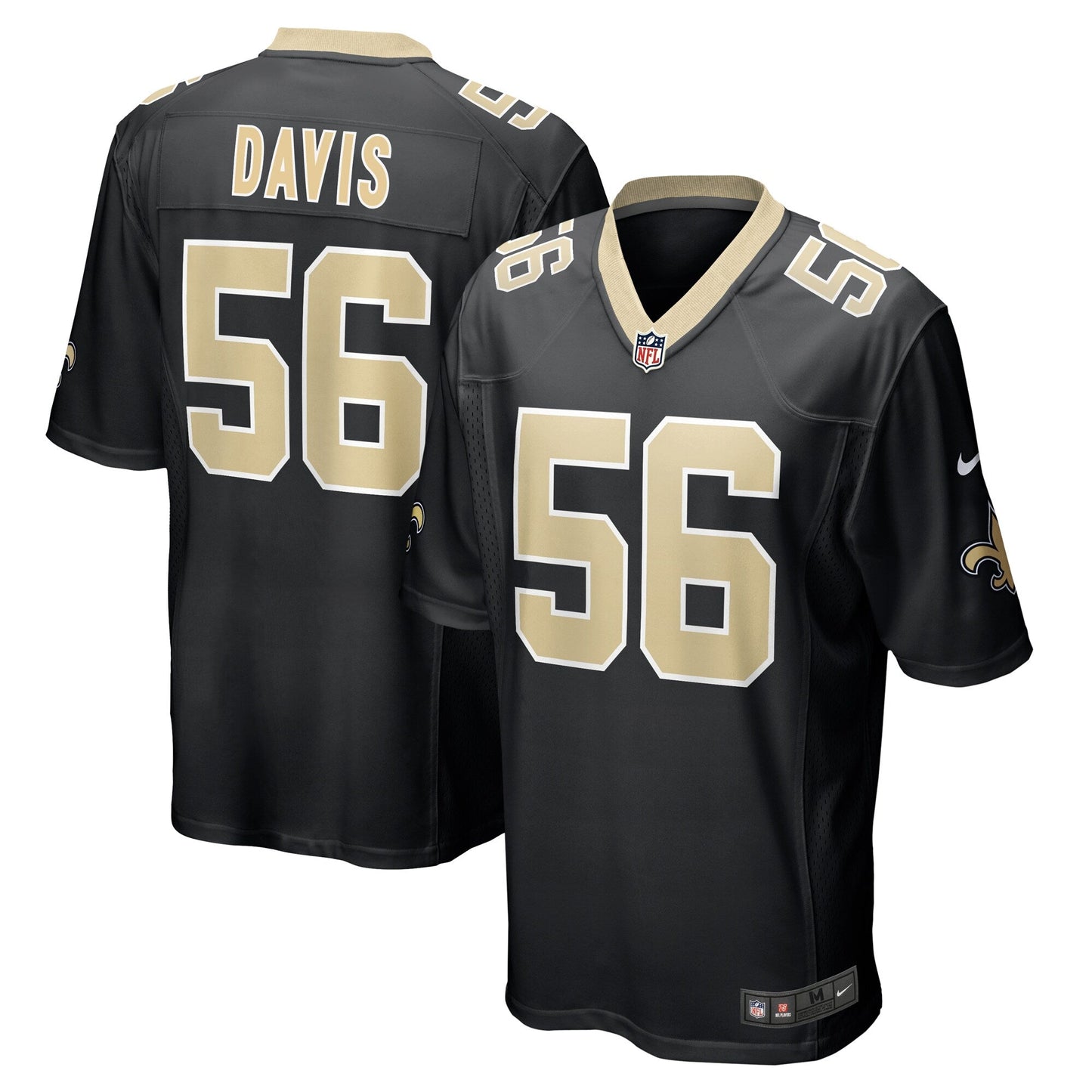 Demario Davis New Orleans Saints Nike Game Jersey - Black