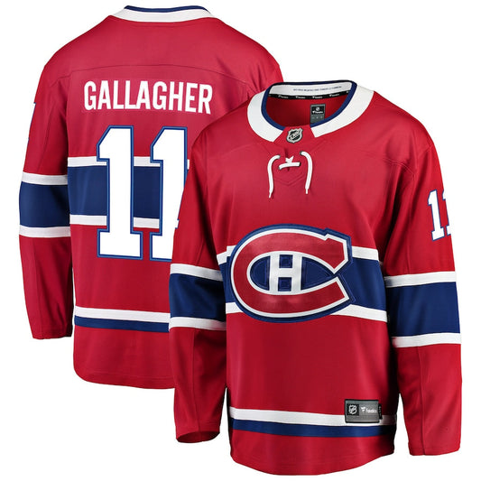 Brendan Gallagher Montreal Canadiens   Breakaway  Jersey - Red