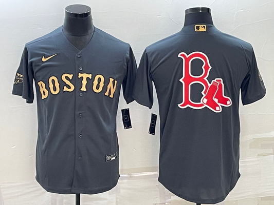 Men's Boston Red Sox Gray Replica Team jersey