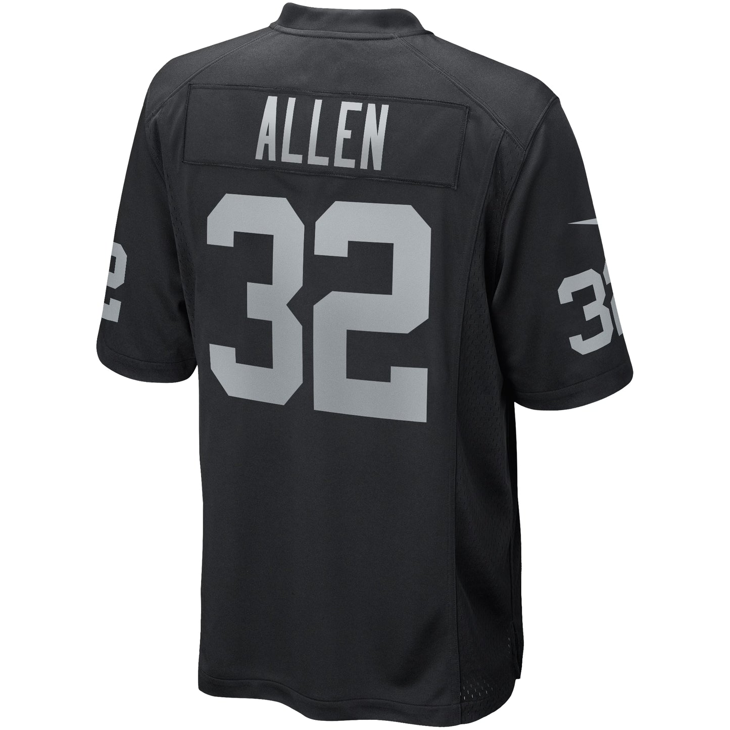 Las Vegas Raiders Marcus Allen Black Game Retired Player Jersey