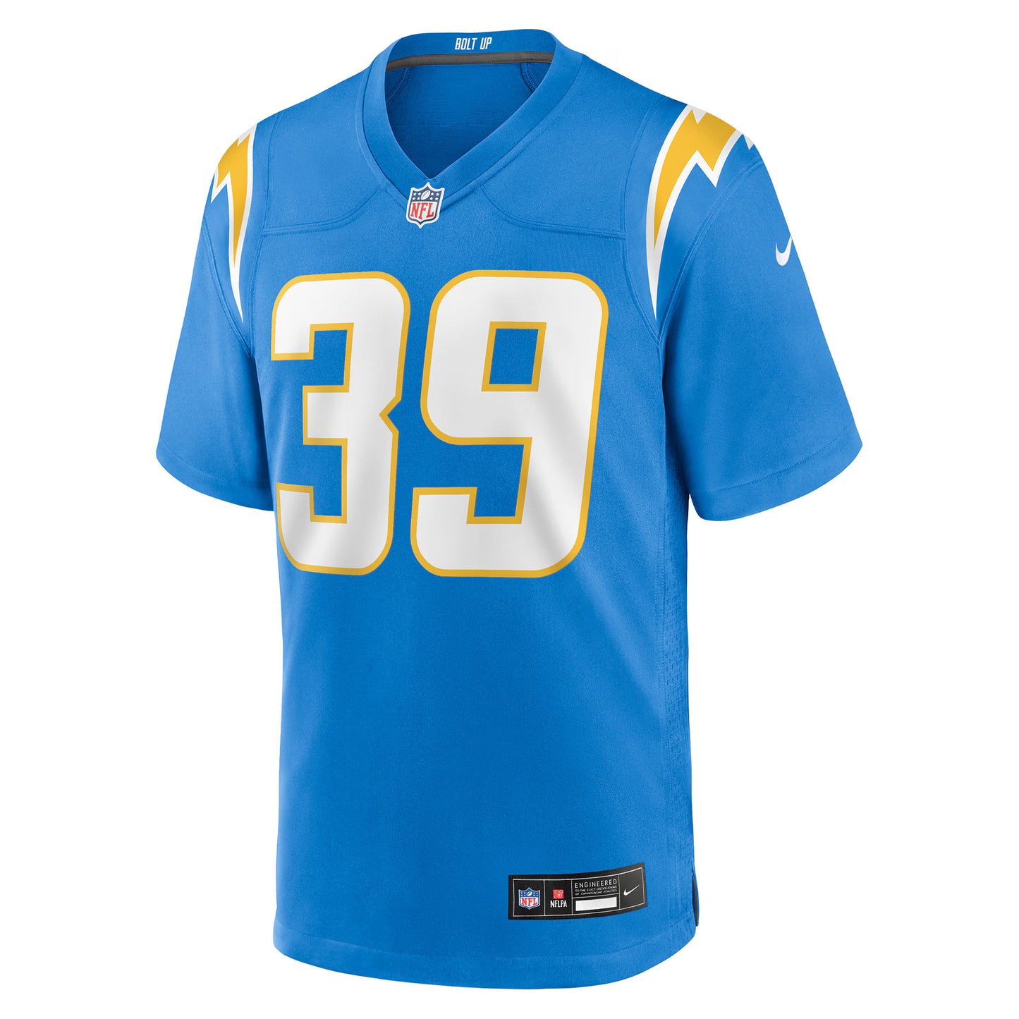 Los Angeles Chargers Eric Rogers Powder Blue Team Game Jersey