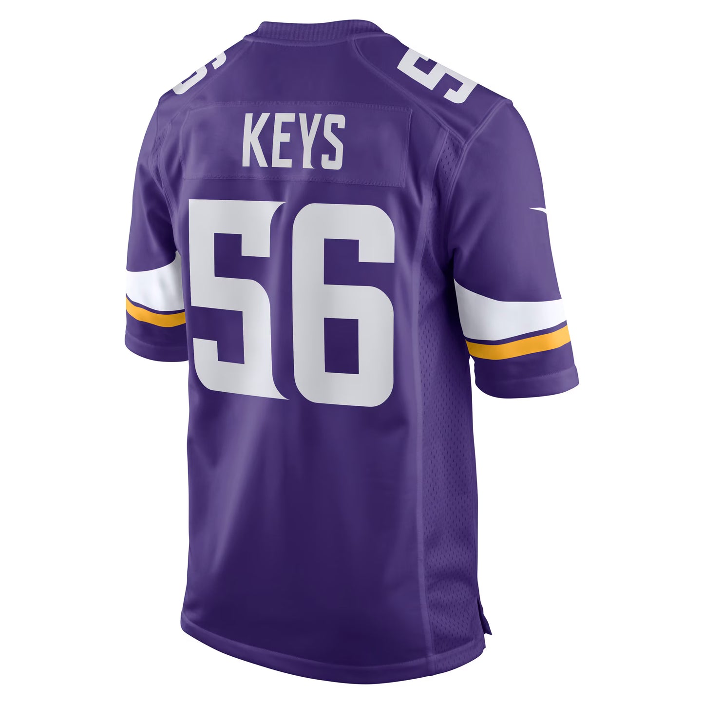 Minnesota Vikings Austin Keys Purple Team Game Jersey