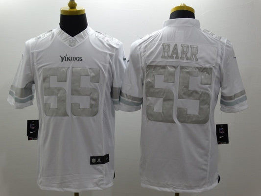 Men's Minnesota Vikings Anthony Barr #55 White Game Player Jersey1