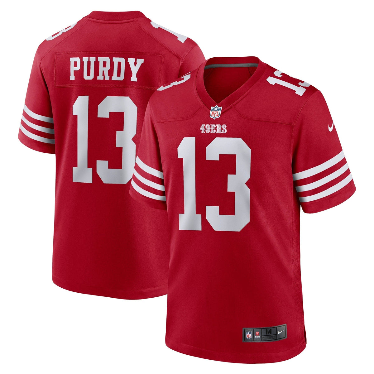 Brock Purdy San Francisco 49ers Nike Game   Jersey - Scarlet