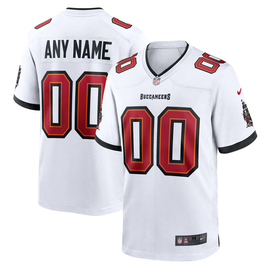 White Tampa Bay Buccaneers White Custom Game Jersey
