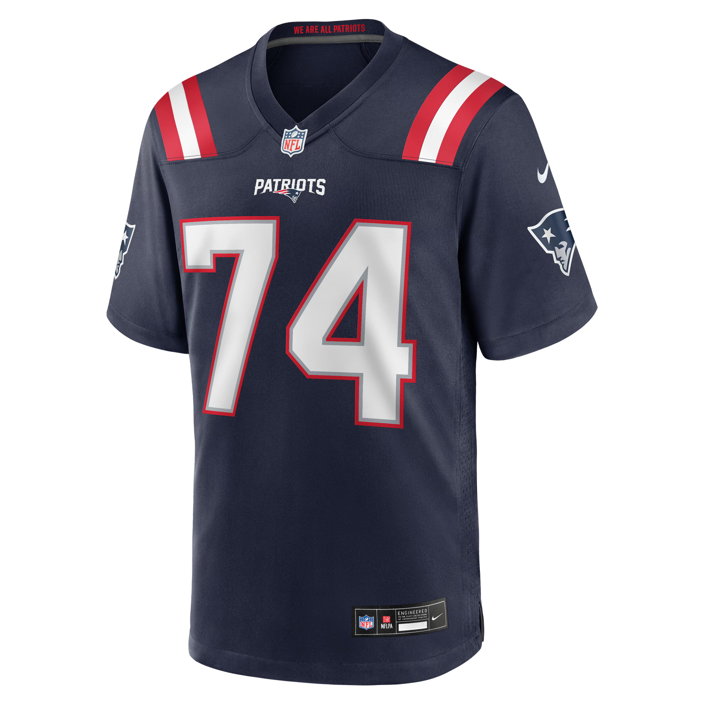 New England Patriots Royce Newman Navy Team Game Jersey