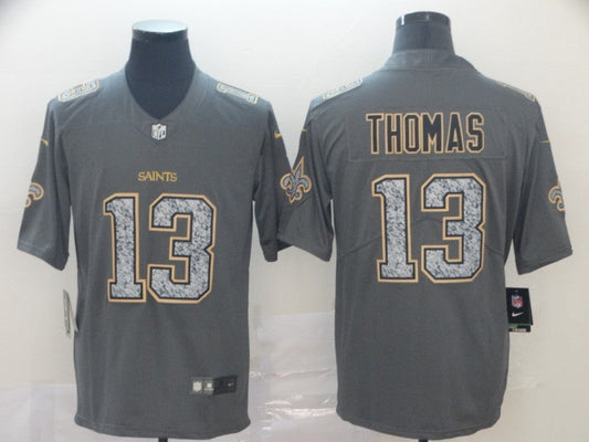 Men's New Orleans Saints Michael Thomas #13 Gray Player Game Jersey1