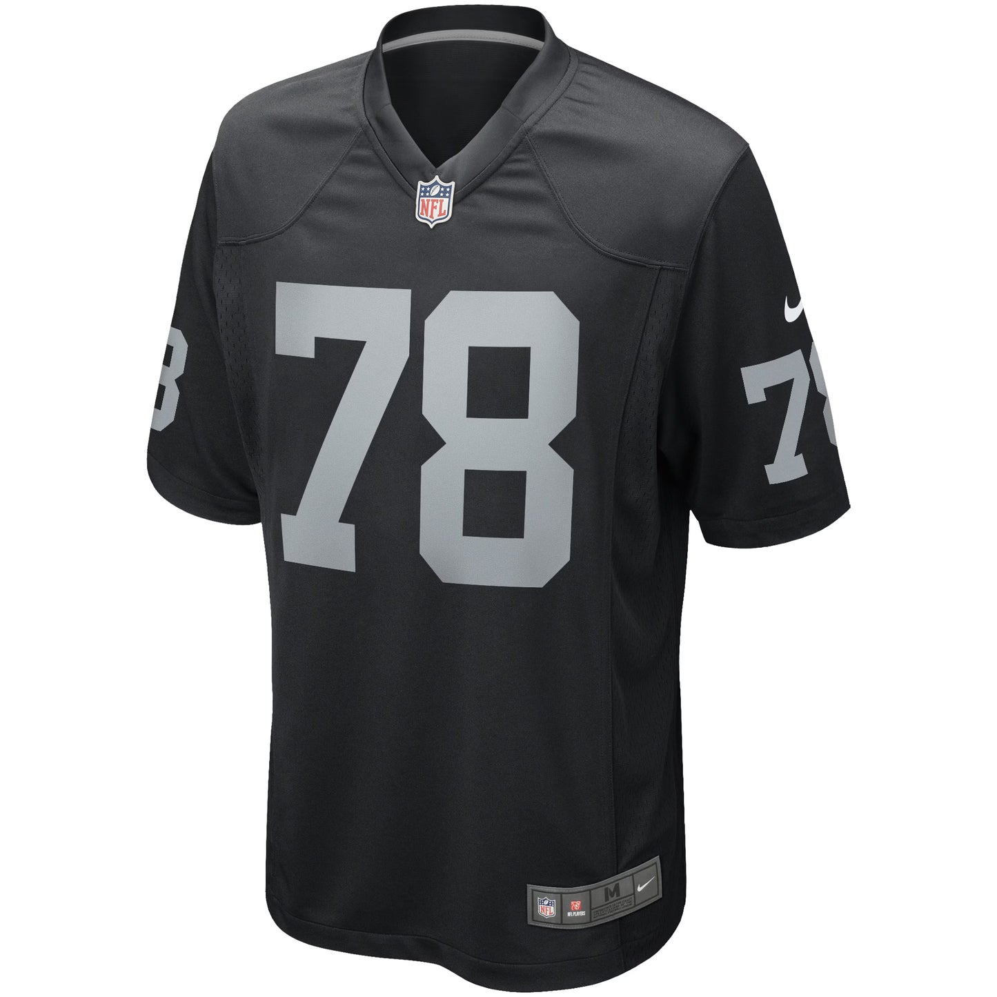Las Vegas Raiders Art Shell Black Game Retired Player Jersey