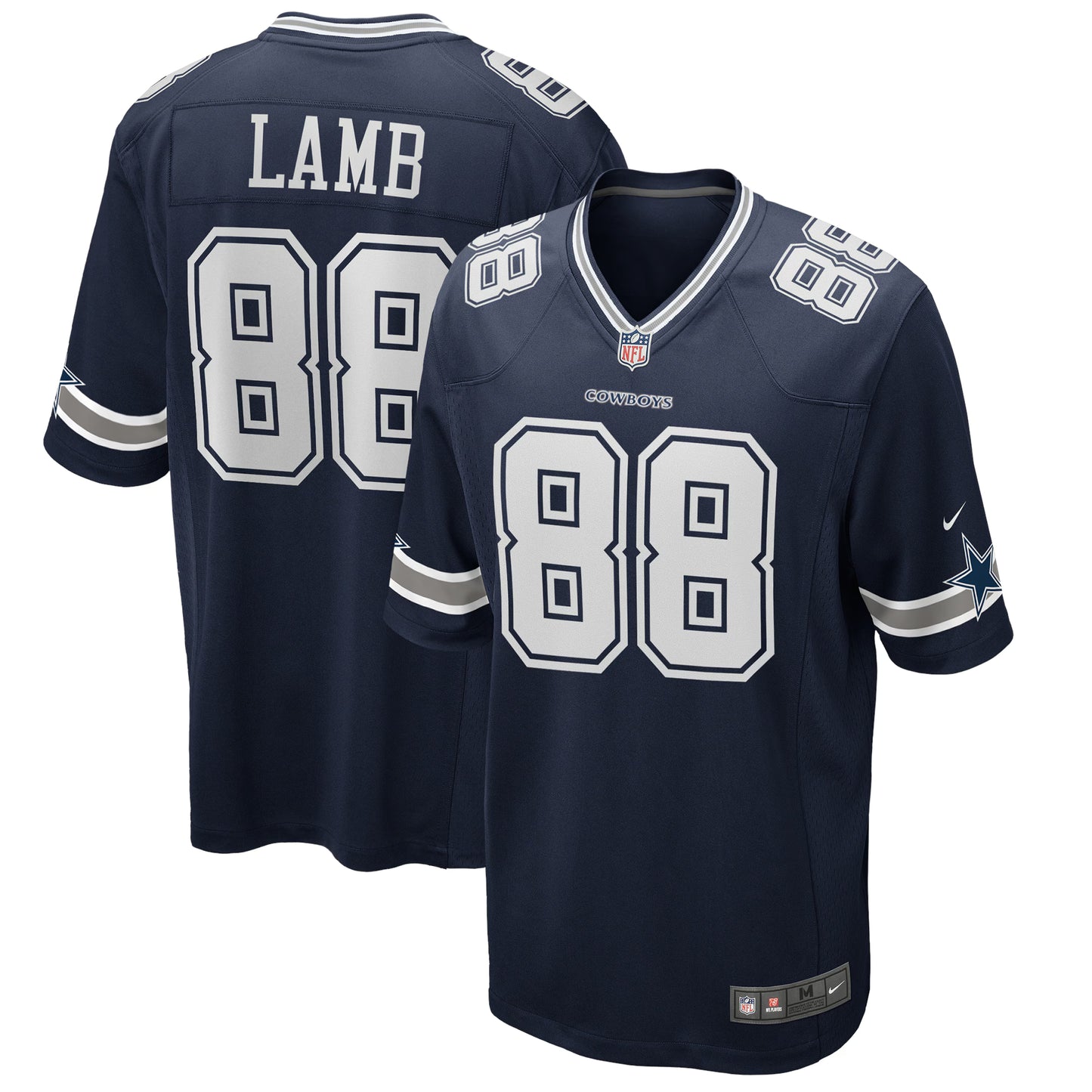 Dallas Cowboys CeeDee Lamb Navy Game Jersey