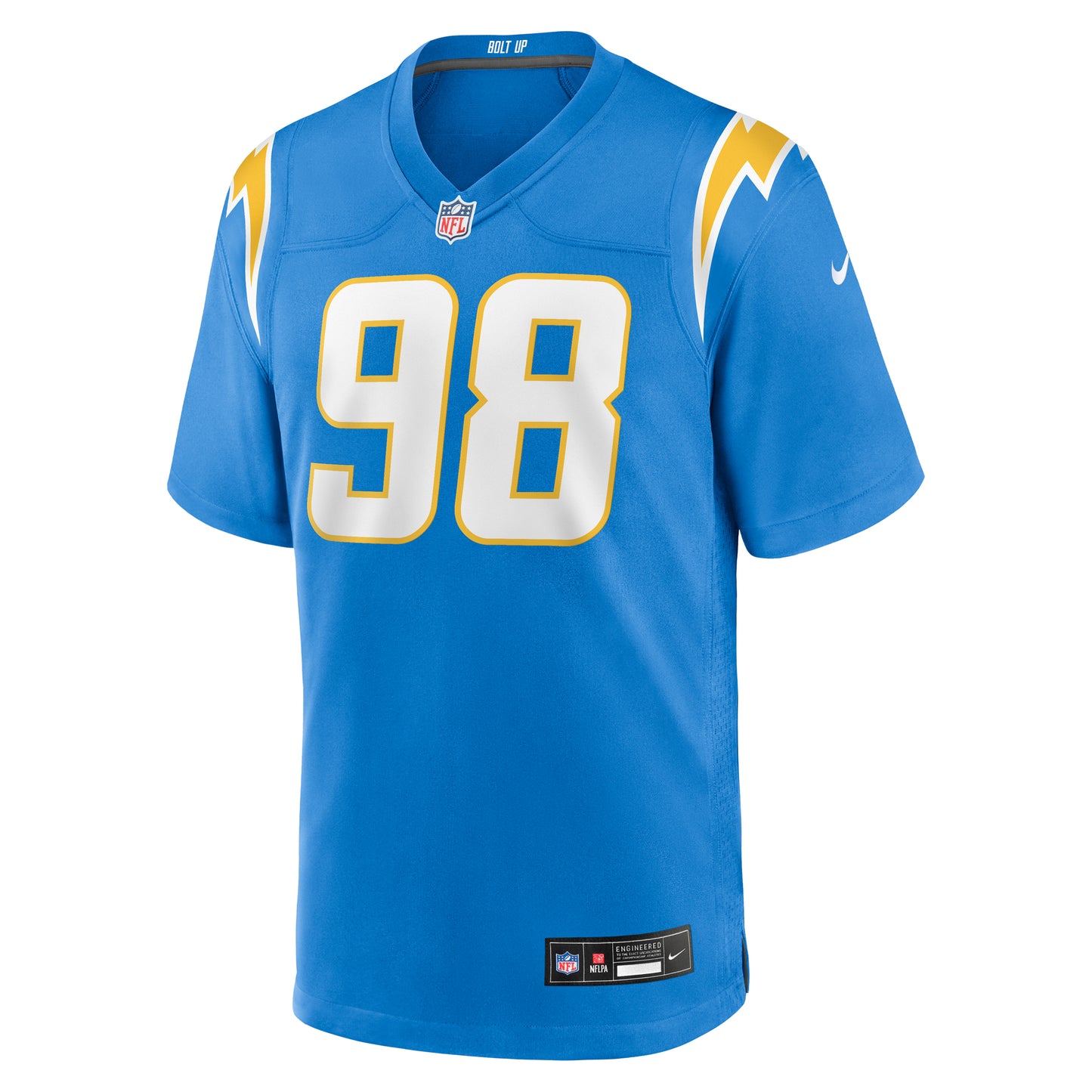 Los Angeles Chargers Odafe Oweh Powder Blue Team Game Jersey