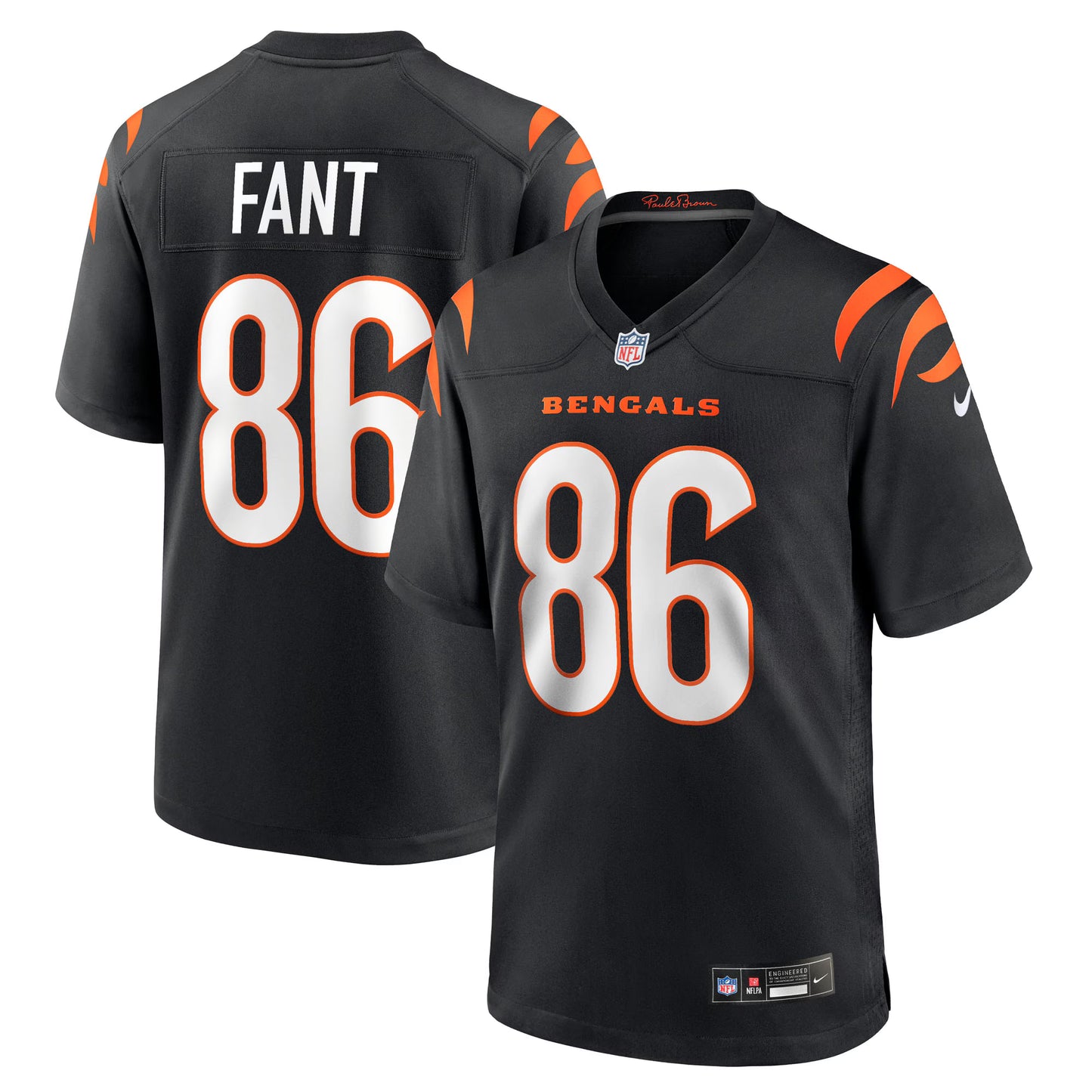 Cincinnati Bengals Noah Fant Black Team Game Jersey