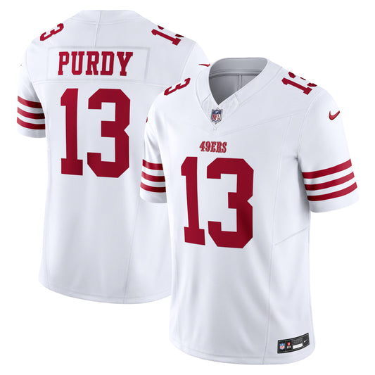 San Francisco 49ers Brock Purdy White Vapor F.U.S.E. Limited Jersey