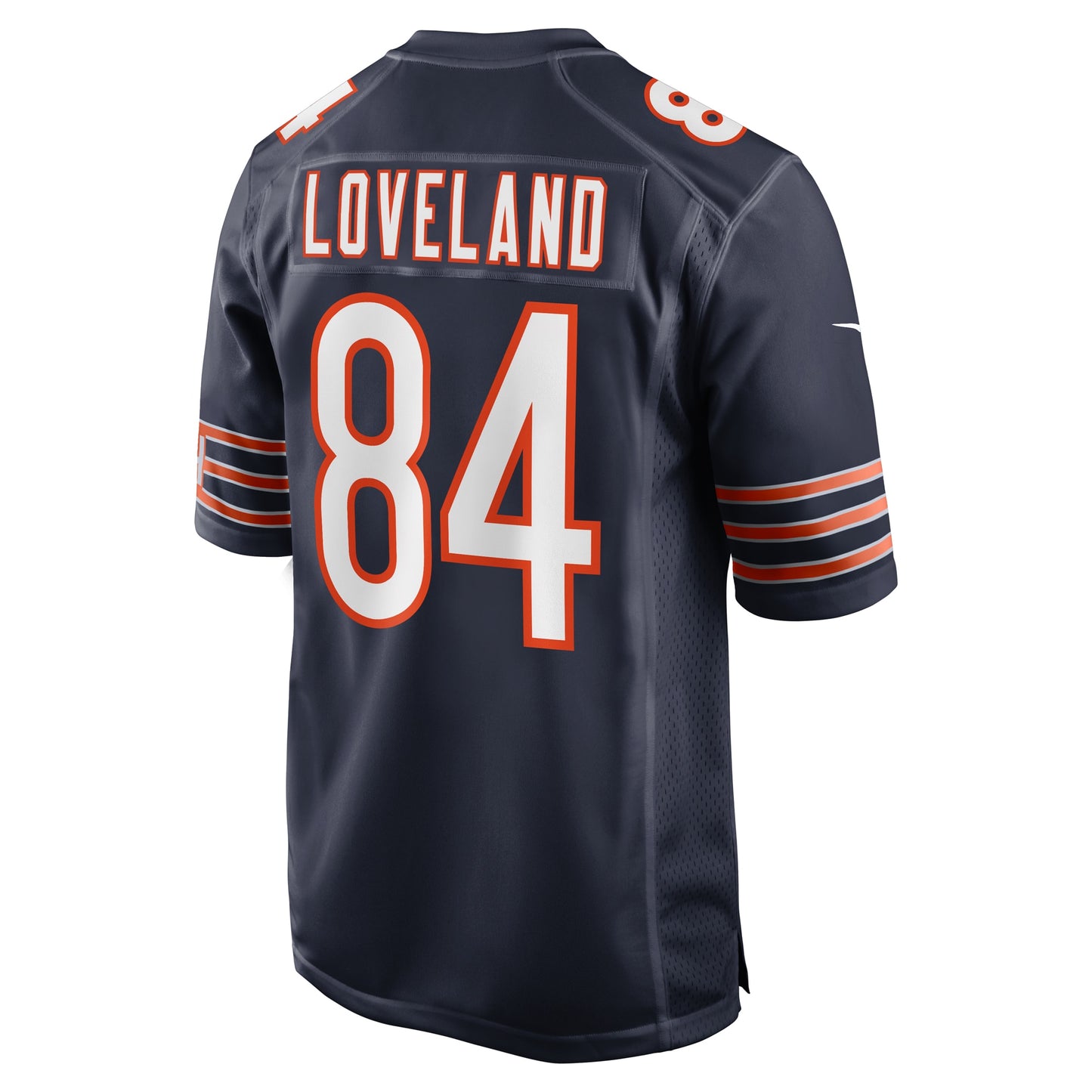 Chicago Bears Colston Loveland Navy 2025 NFL Draft First Round Pick Game Jersey