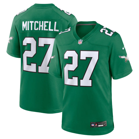 Philadelphia Eagles Quinyon Mitchell Kelly Green Alternate Game Jersey