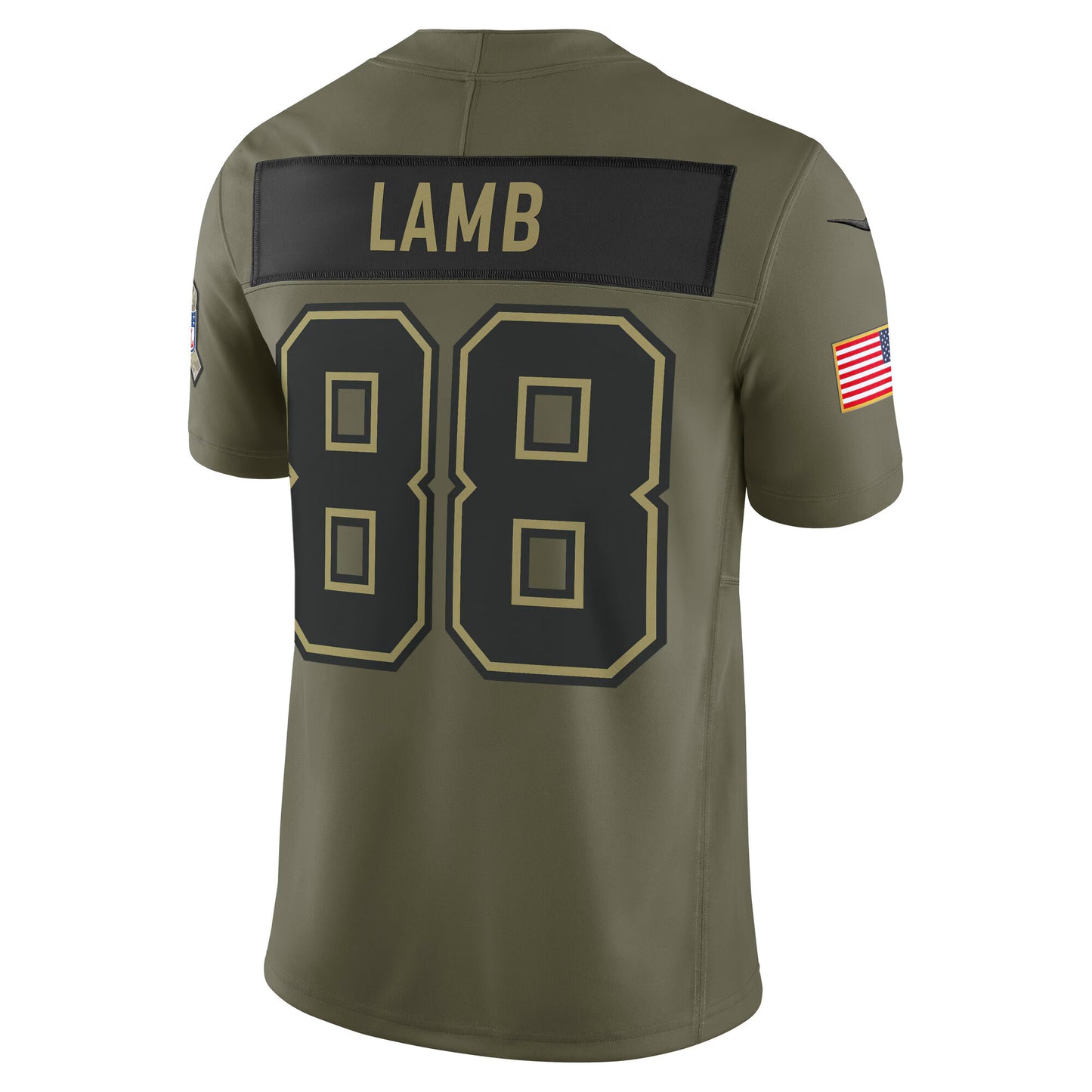 Dallas Cowboys CeeDee Lamb Olive 2025 Salute to Service Limited Jersey
