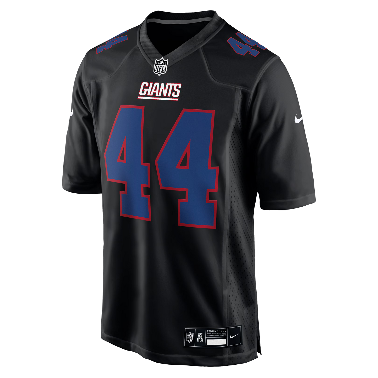 New York Giants Cam Skattebo Carbon Black Fashion Game Jersey