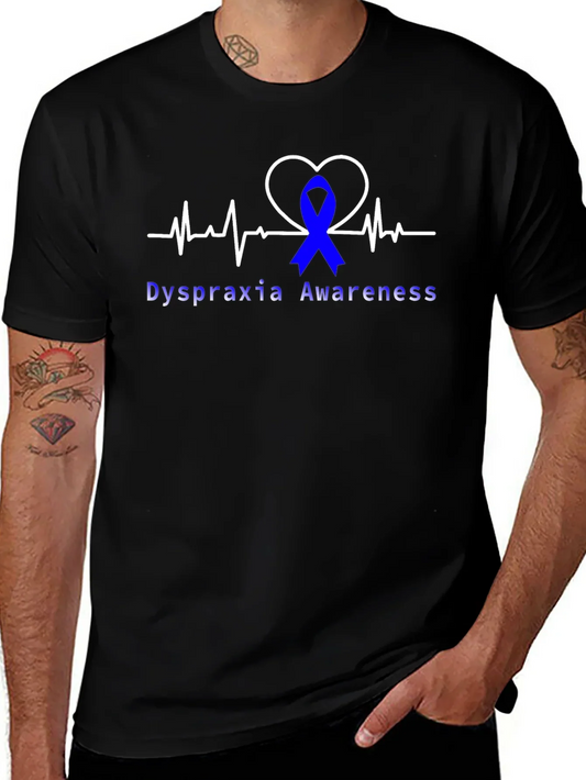 Dyspraxia Awareness Heartbeat T-Shirt