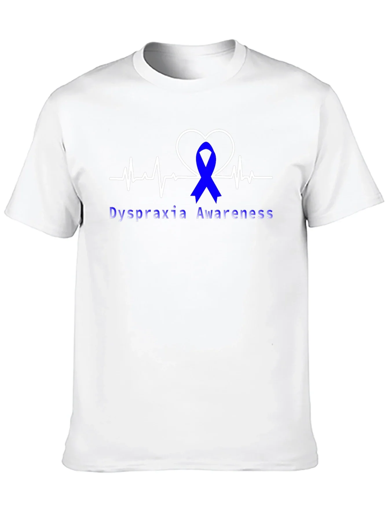 Dyspraxia Awareness Heartbeat T-Shirt
