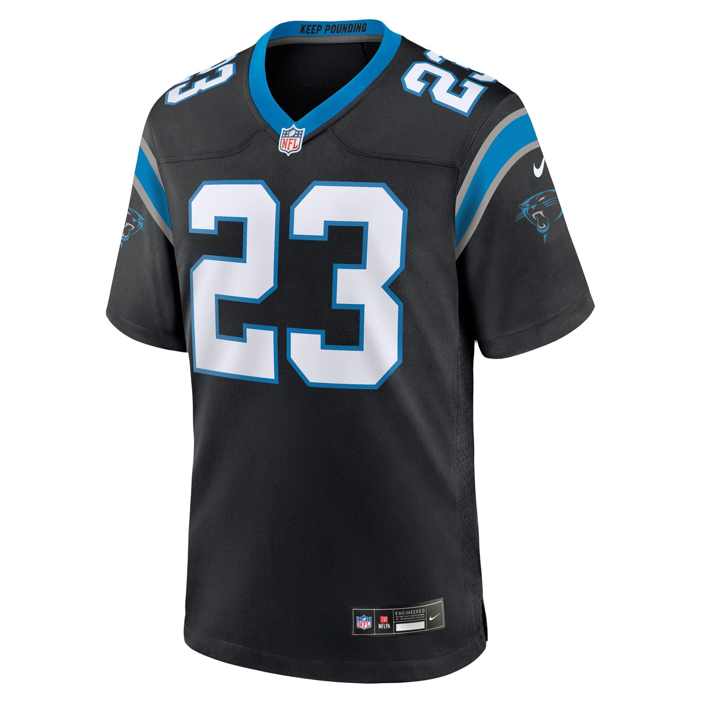 Carolina Panthers Trevor Etienne Black Team Game Jersey