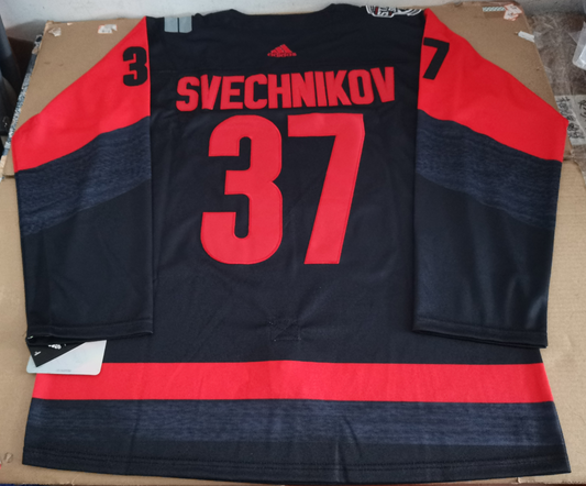 Men's Carolina Hurricanes Andrei Svechnikov #37 Black Player jersey