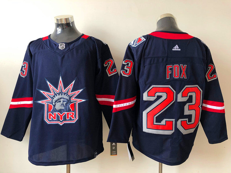 Men's New York Rangers Adam Fox #23 Navy Player jersey