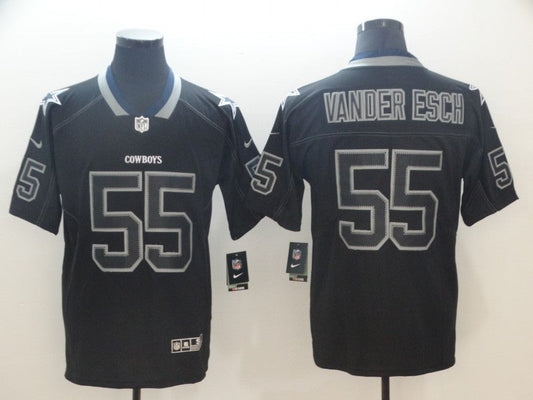 Men's Dallas Cowboys Leighton Vander Esch #55 Black Alternate Player Jersey1