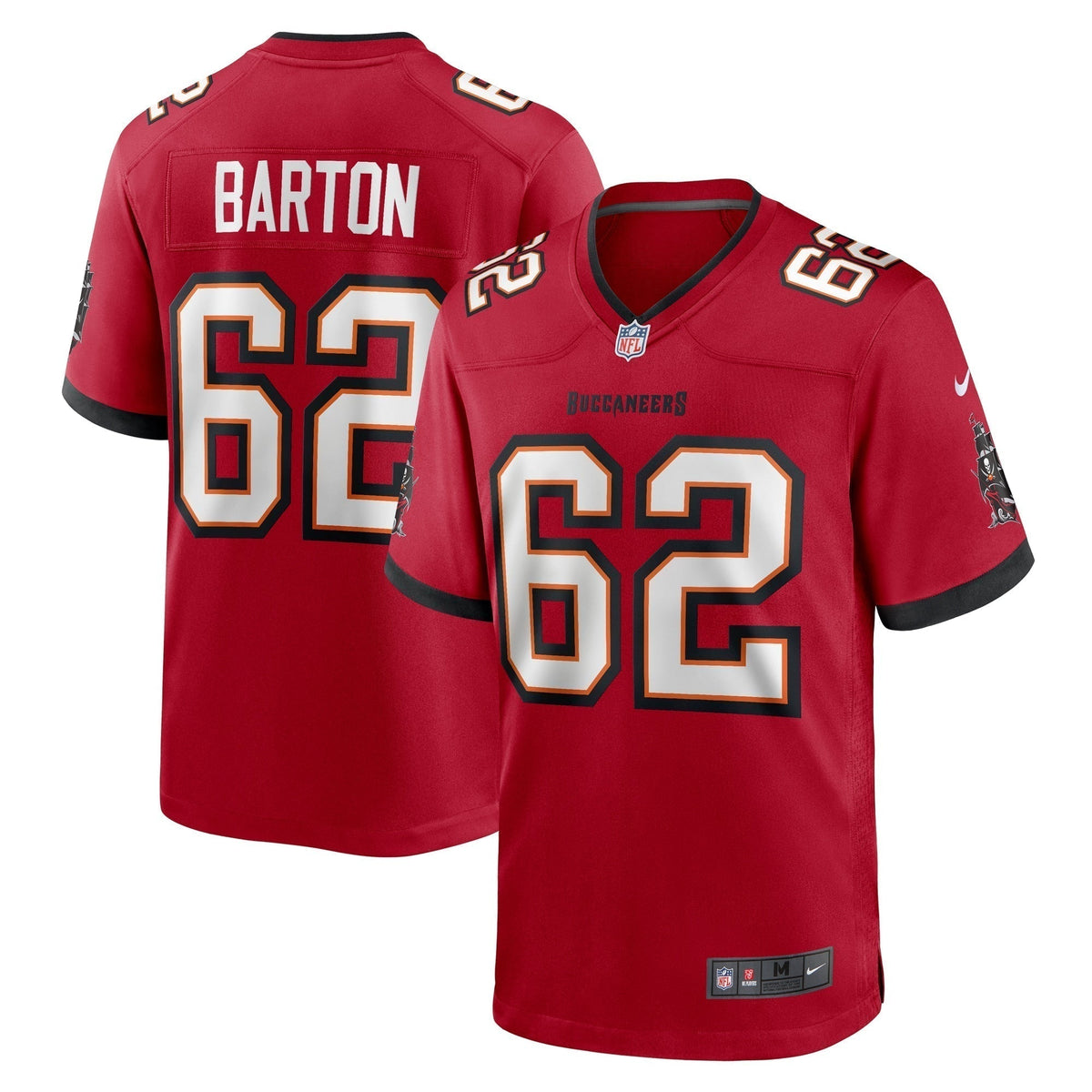 Graham Barton Tampa Bay Buccaneers Nike    Game Jersey - Red