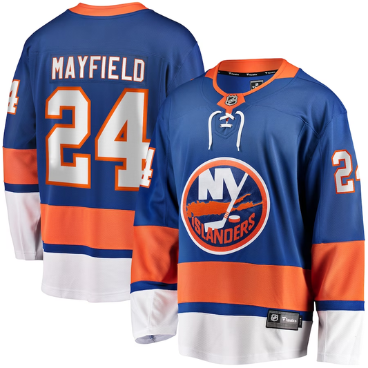 Men's New York Islanders Scott Mayfield #24 Royal Player Game Jersey1