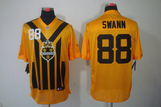 Men's Pittsburgh Steelers Lynn Swann #88 Gold Game Jersey1