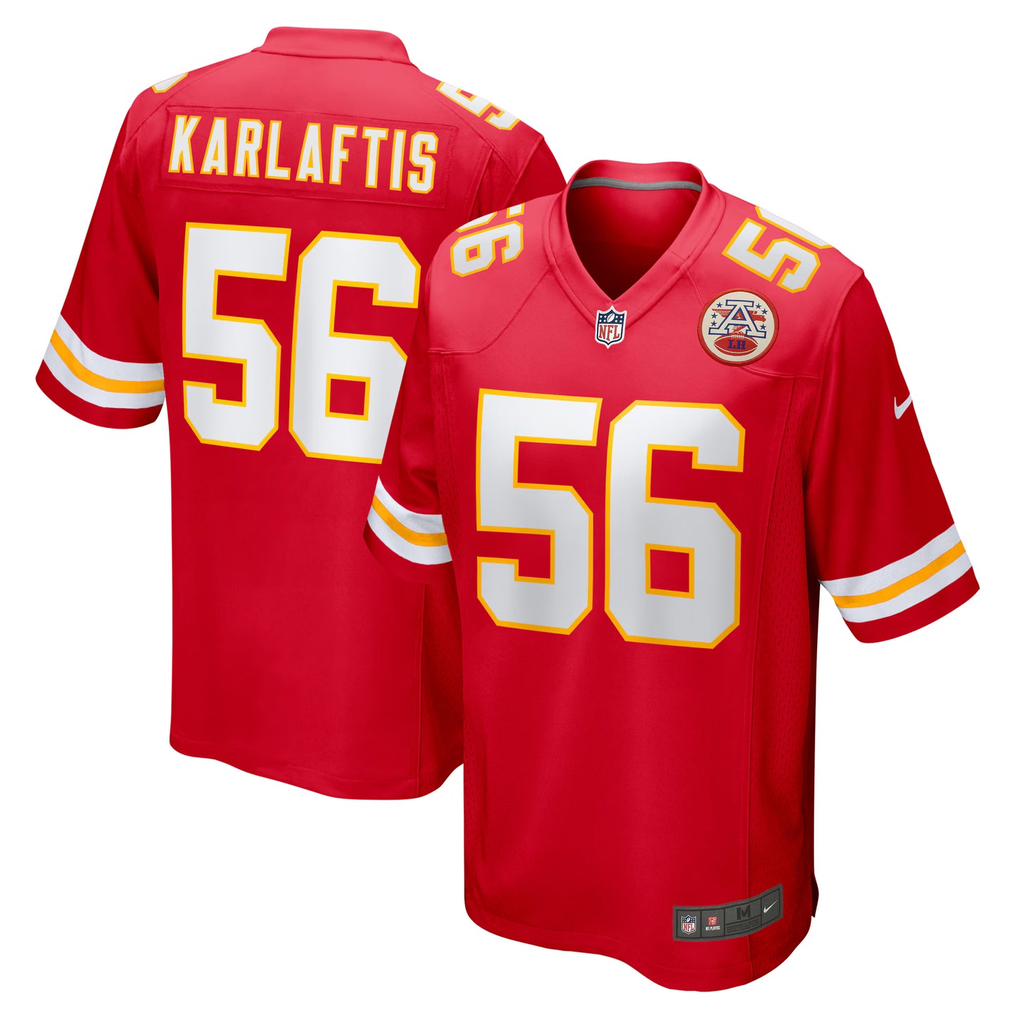 Kansas City Chiefs George Karlaftis Red Player Game Jersey