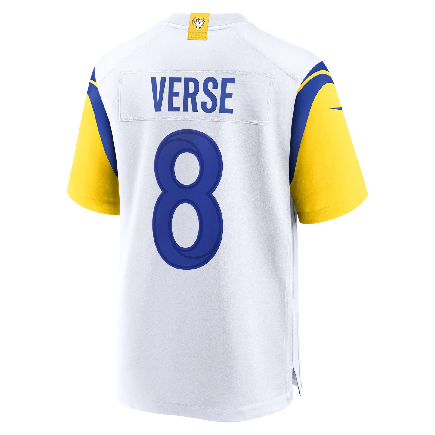 Los Angeles Rams Jared Verse White Game Jersey