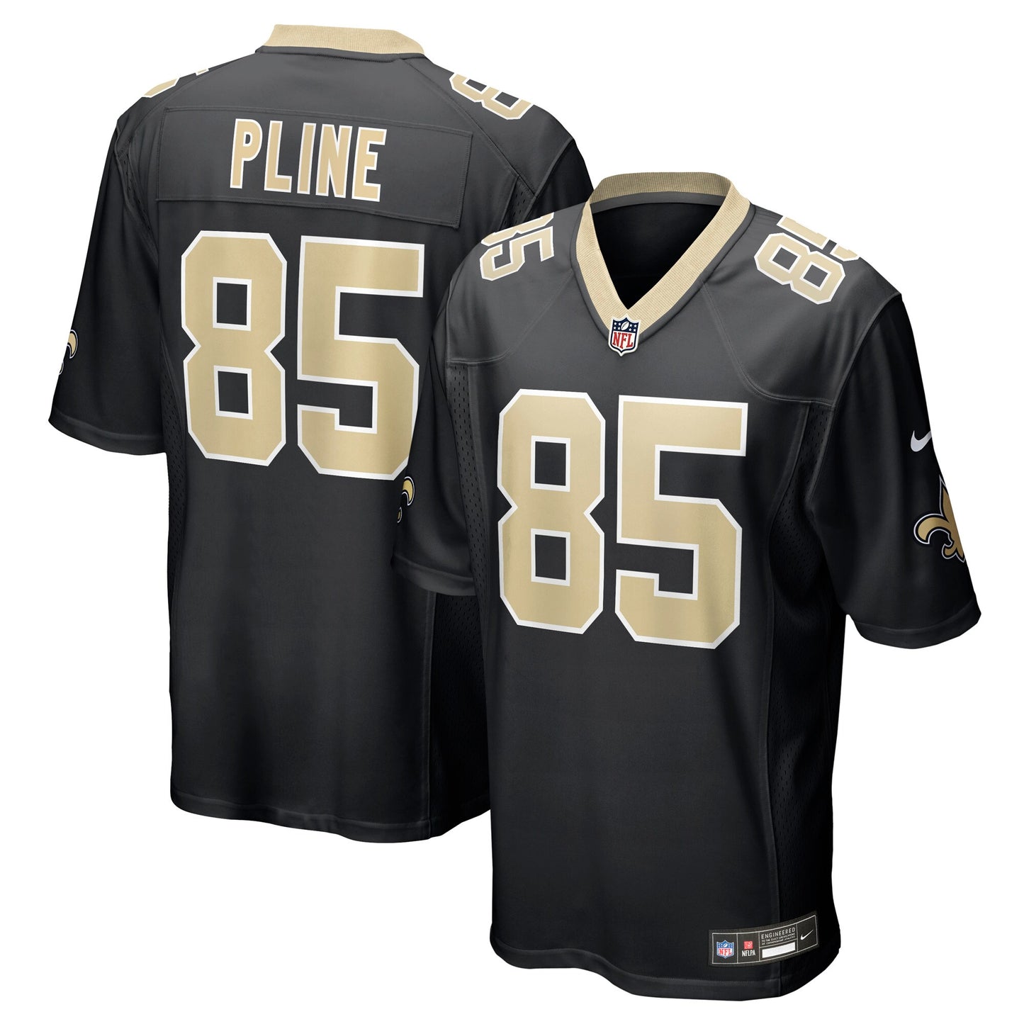 New Orleans Saints Mason Pline Black Team Game Jersey
