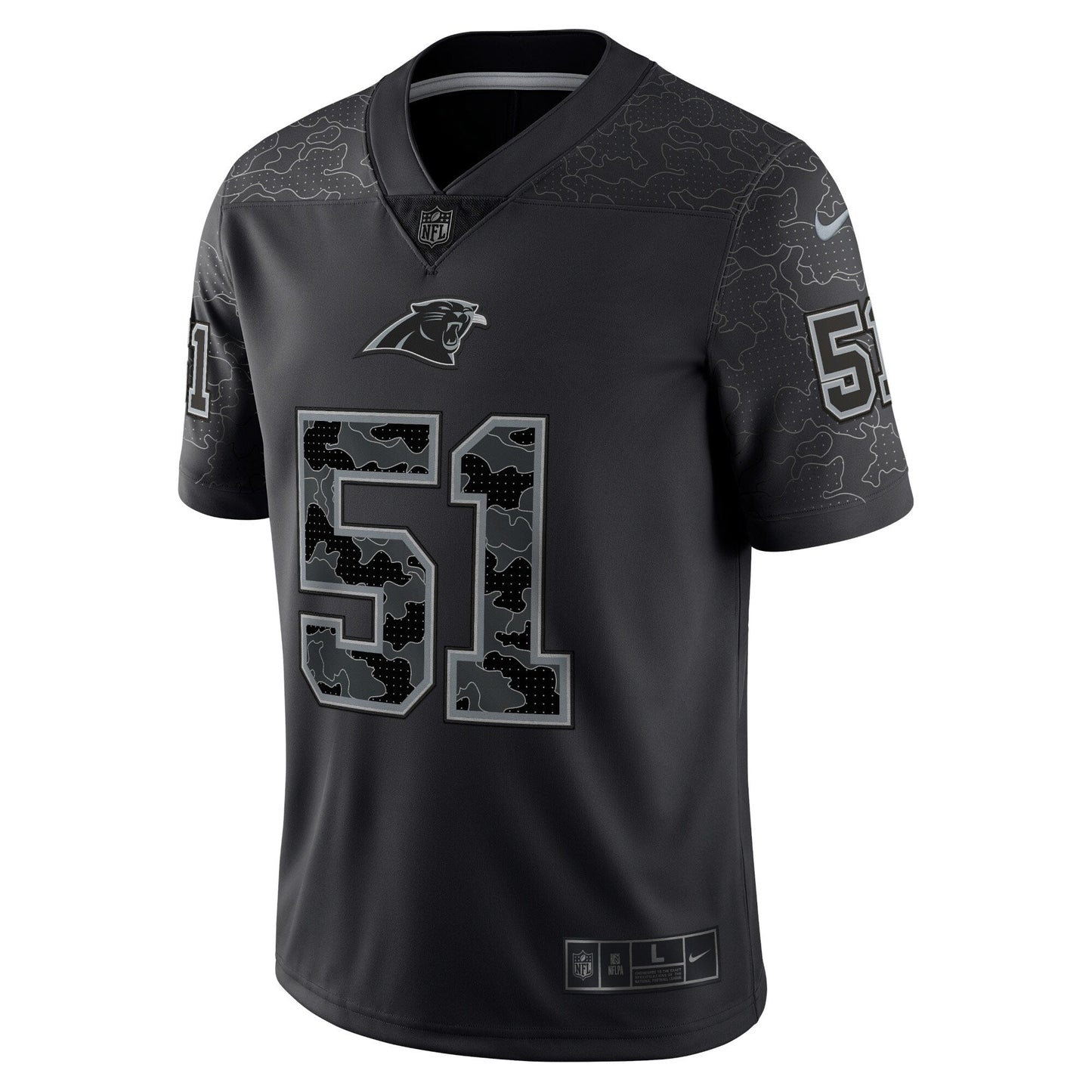 Sam Mills Carolina Panthers Nike Retired   RFLCTV Limited Jersey - Black