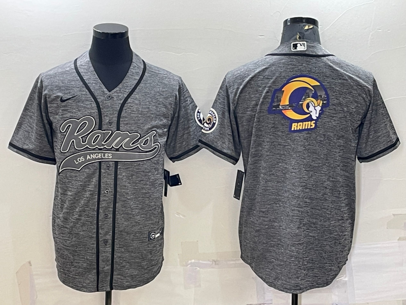 Men's Los Angeles Rams Gray Game jersey