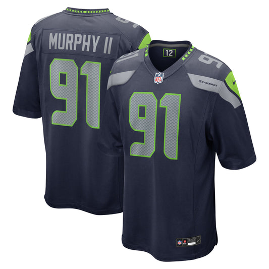 Seattle Seahawks Byron Murphy II College Navy Player Game Jersey